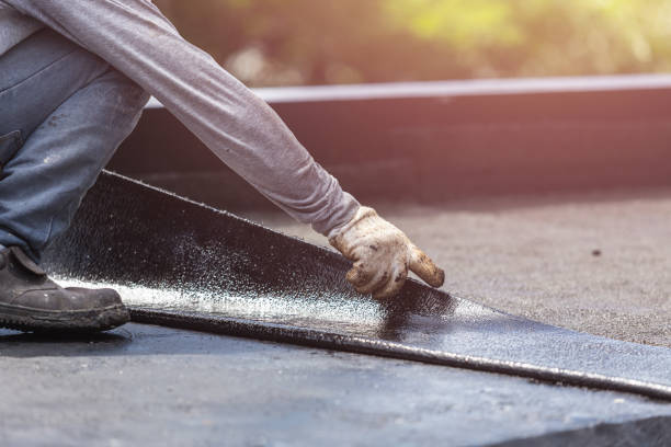 Professional Basement Waterproofing technician working in Hilham, TN